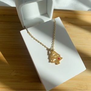 Christmas tree necklace